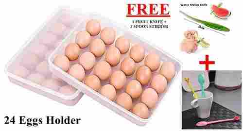 Egg Holder with Lid for 2 Dozen Eggs