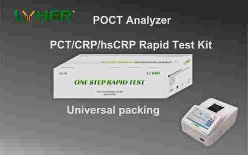 POCT PCT/CRP/hsCRP Rapid Test Kit (Whole blood/serum/plasma)