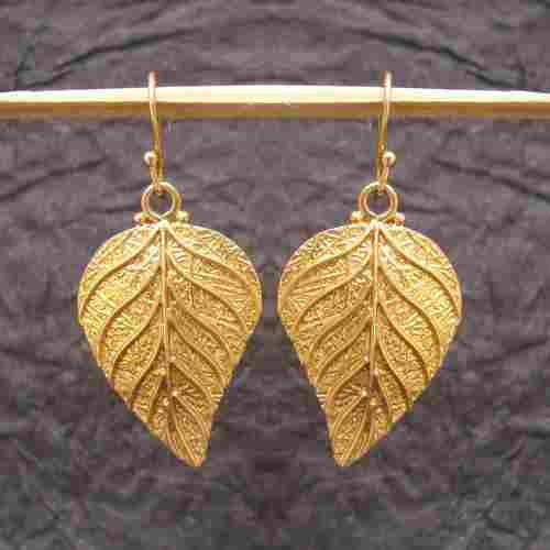 Graceful Gold Plated Earrings