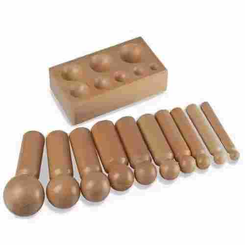 Wooden Dapping Block Set With Domming Punch