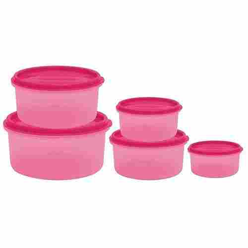 Round Plastic Food Container Set