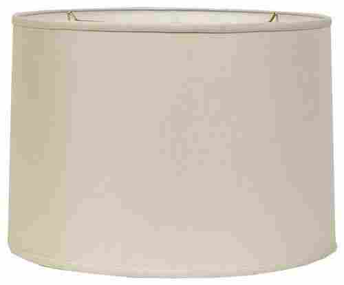 Cylinder Lampshade In Chambray Fabric
