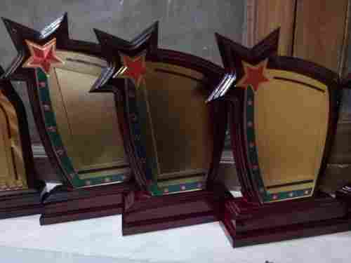 Wooden Star Designer Trophy