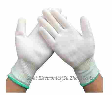 Pu Painted Finger Coated Gloves