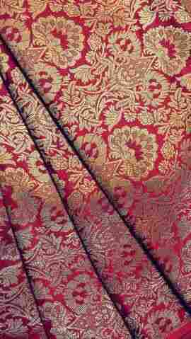Red Embroidery Brocade 03