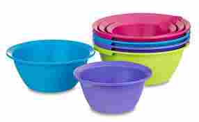 Multi Color Plastic Bowl