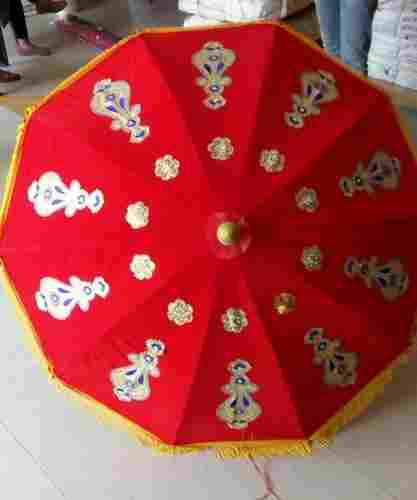 Wedding Velvet Umbrella - Red