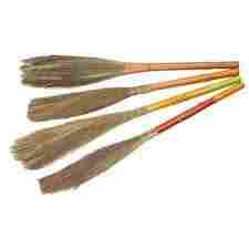 Long Steel Handle Grass Brooms