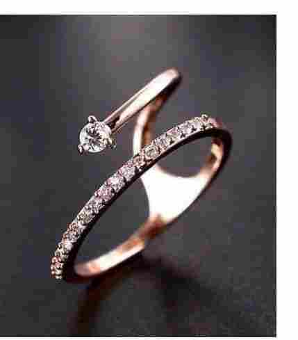 Copper Designer Diamond Ring