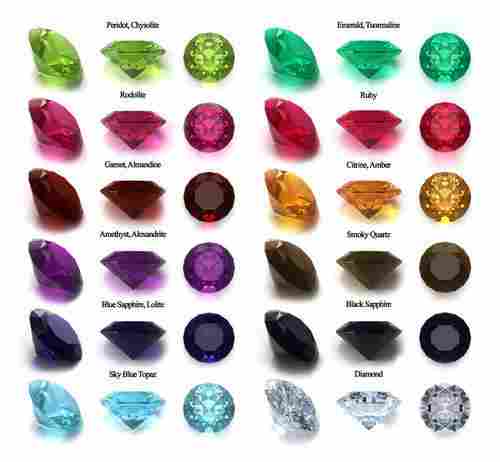 Multi Colored Gem Stones