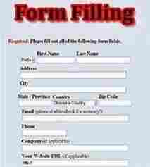 Data Entry Simple Form Filling Service