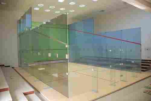 Maple Wood Squash Court Glass Back Wall System