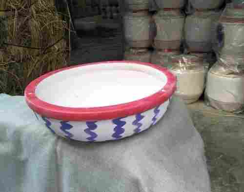 Round Ceramic Terracotta Bowl