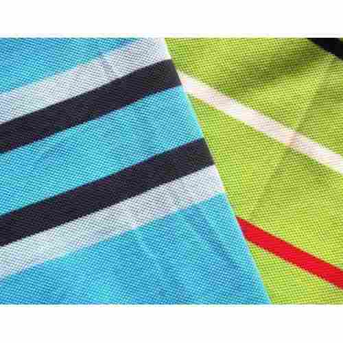 Striped Garment Knitted Fabric