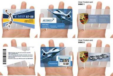 High Quality Transparent Business Cards