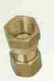 Brass Flare Comp Female Connector Fitting With Nut