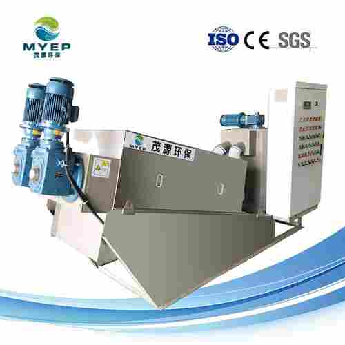 Screw Press Sludge Dewatering Machine For Wastewater Treatment