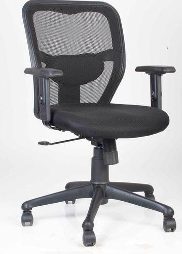 Option Available Modern Appearance Revolving Black Knitted Medium Back Mesh Chair