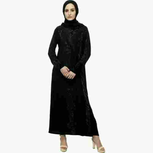 Unique Style Black Hijab For Ladies