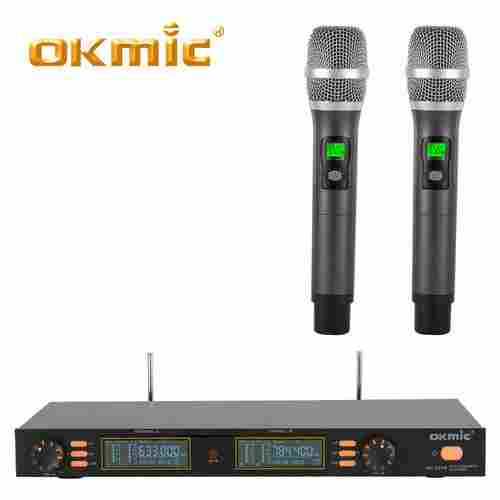 Professional Uhf Wireless Handheld Microphone For Karaoke