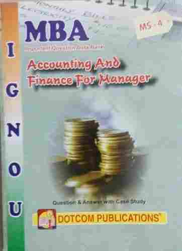 MS-04 Accounting And Finance For Manager Books