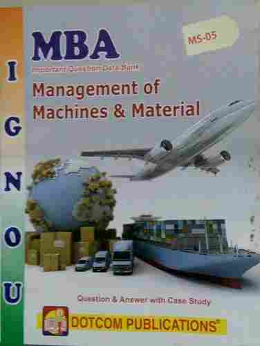 MS-05 Management Of Machines And Material Books