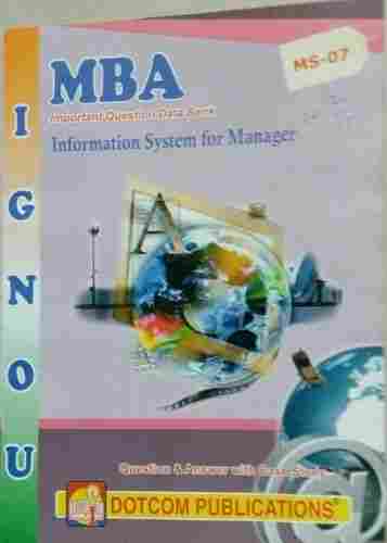 MS-07 Information System For Manager Books