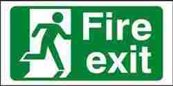 Durable Fire Exit Signage