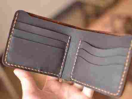 Leather Wallet With Multiple Card Slots