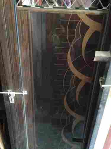 Brown Colour Designer Wooden Door