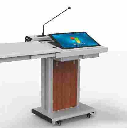 Digital Podium With Touch AIO Computer Movable Lectern