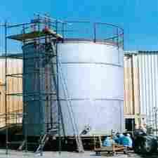 Cylindrical Chemical Storage Tanks