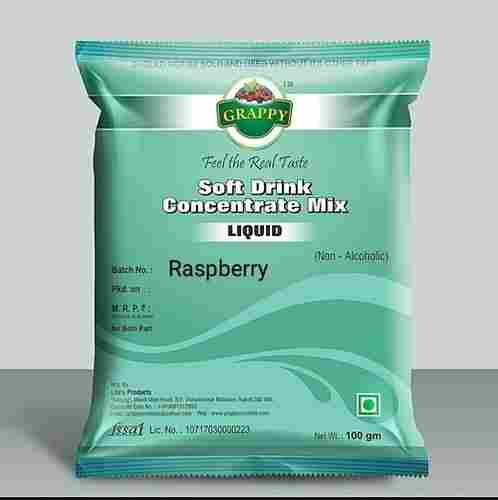 Raspberry Soft Drink Concentrate Mix - Liquid