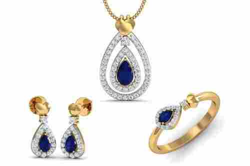 Diamond Pendants Set for Womens