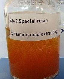 Golden Yellow Color Spherical Beads Sa-2 Special Resin For Amino Acid Extracting