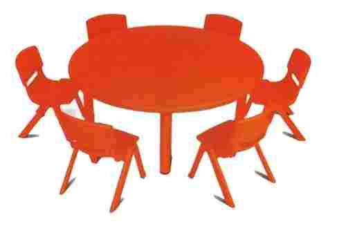 Round Plastic Table and Chair