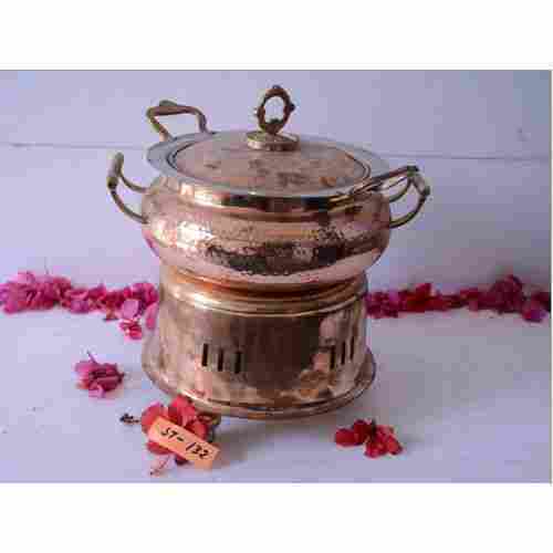 Copper Round Chafing Dish
