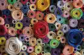 Textile Fabrics With Multiple Colored