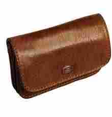 Brown Color Leather Ladies Hand Purse