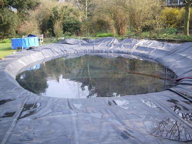 Pond Liner For Water Conveyance Canals