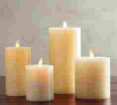 White Color Wax Candle
