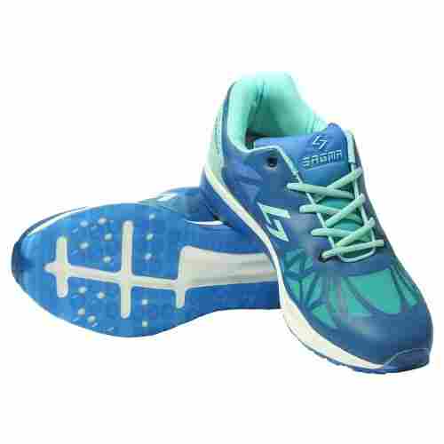 Sagma Men's Sea Green-Blue Breathable Running, Walking, Training & Gym Shoes
