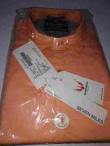 Branded Orange Color Men Shirt