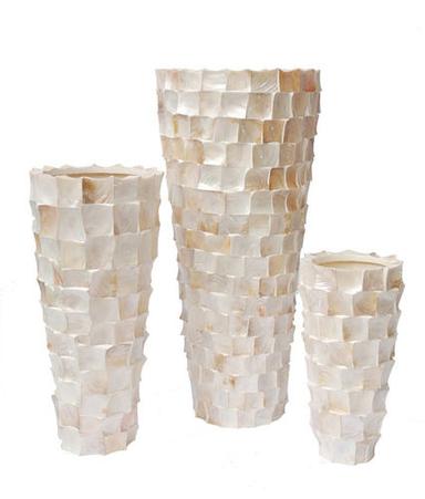 Mother Of Pearl Planter Height: 90  Centimeter (Cm)