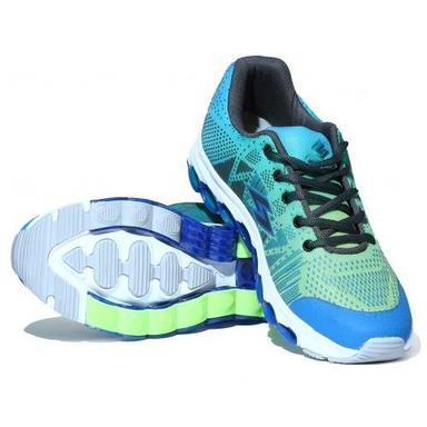 Sagma Men Parrot Green-Blue Breathable Running, Walking, Training, Gym Shoes