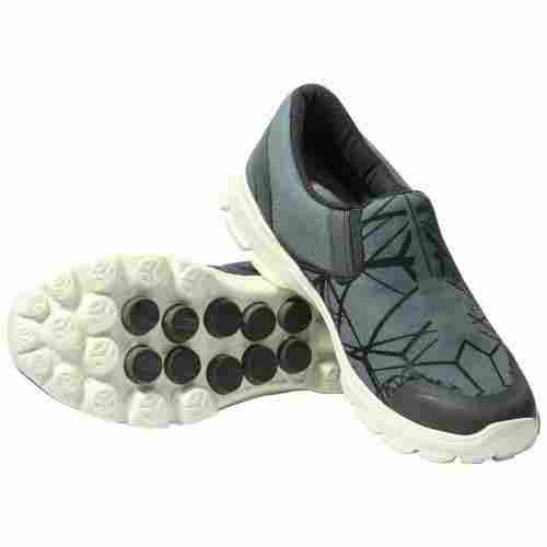 Sagma Mens Grey Breathable Walking Casual Slipon Moccasin Shoes