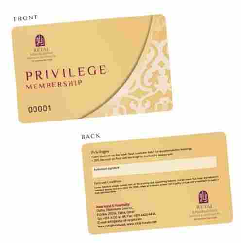Privilege Membership Cards
