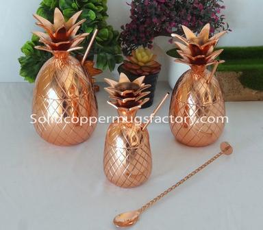 Metal Copper Pineapple Cup