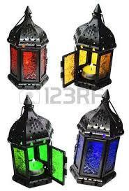 Designer Iron And Glass Lantern Light Source: Fluorescent