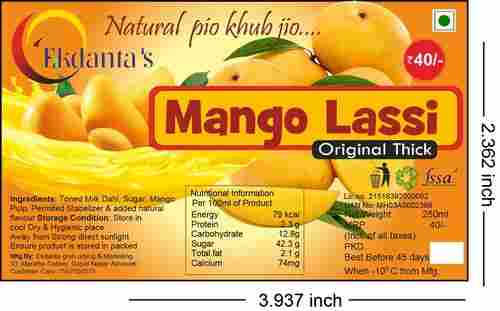 Natural Mango Lassi Ekdantas